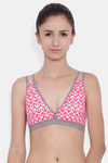 Brag Teens Wirefree Removable Cookie Cage Bra - Pink — thumbnail 1