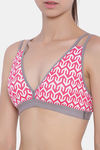 Brag Teens Wirefree Removable Cookie Cage Bra - Pink — thumbnail 5