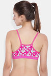 Brag Teens Wirefree Removable Cookie Racerback T-Shirt Bra - Pink — thumbnail 3