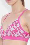 Brag Teens Wirefree Removable Cookie Racerback T-Shirt Bra - Pink — thumbnail 5