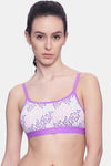 Brag Teens Padded Wirefree T-Shirt Bra - Neon Purple — thumbnail 1