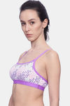 Brag Teens Padded Wirefree T-Shirt Bra - Neon Purple — thumbnail 2