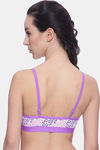 Brag Teens Padded Wirefree T-Shirt Bra - Neon Purple — thumbnail 3