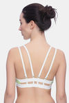 Brag Teens Wirefree Removable Cookie Cage Bra - Neon Green Pt — thumbnail 4