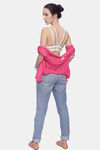 Brag Teens Wirefree Removable Cookie Cage Bra - Neon Green Pt — thumbnail 6