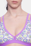 Brag Teens Wirefree Removable Cookie Cage Bra - Purple — thumbnail 5