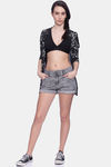 Brag Teens Wirefree Removable Cookie Racerback Bra - Black — thumbnail 4