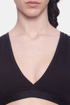 Brag Teens Wirefree Removable Cookie Racerback Bra - Black — thumbnail 5