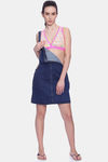 Brag Teens Wirefree Removable Cookie Racerback Bra - Neon Pink — thumbnail 4