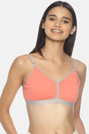 Brag Teens Double Layered Wirefree Convertible Bra - Peach — thumbnail 1