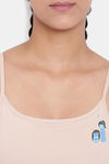 Brag Teens Double Layered Wirefree Bra - Dark Skin — thumbnail 5