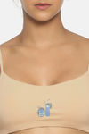 Brag Teens Double Layered Wirefree Bralette - Skin — thumbnail 6
