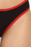 Brag Teens Full Coverage Mid Rise Bikini Panty (Pack of 3) - Multicolor — thumbnail 5