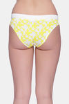 Brag Teens  (Pack Of 2) Bikini Mid Rise Cotton Panty - Yellow White — thumbnail 4