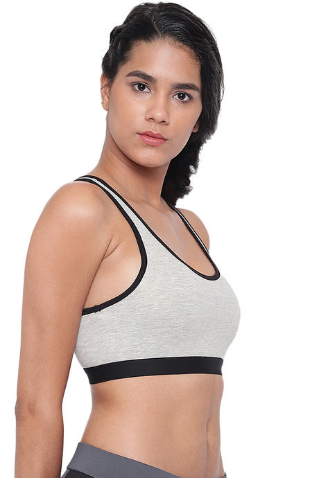 Brag Teens Padded Wirefree T-Shirt Bra - Grey — image 3