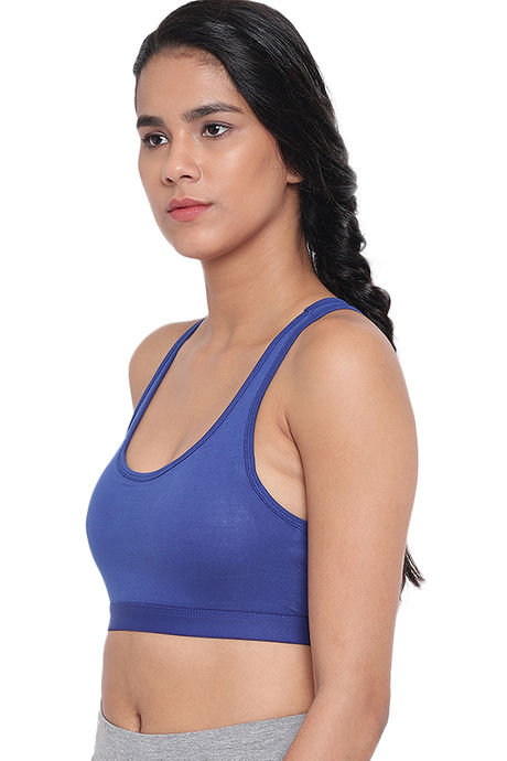 Brag Teens Non Padded Bra With Removable Cookie - Blue — image 2
