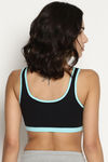 Brag Teens Double Layered Wirefree Bra - Black — thumbnail 3
