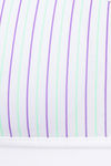 Brag Teens Medium Impact Striped Sports Bra - White Purple Green Stripes — thumbnail 6