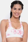 Brag Teens Medium Impact Sports Bra With Removable Padding - White — thumbnail 1