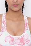 Brag Teens Medium Impact Sports Bra With Removable Padding - White — thumbnail 5