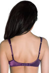 Amante Luxe Diva Non Padded Underwired Bra-Violet — thumbnail 2
