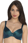 Amante Luxe Diva Non Padded Underwired Bra-Green — thumbnail 4