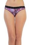 Zivame Ultra Soft Lace Or Print Bikini Brief (Pack of 3)- Multicolor — thumbnail 2