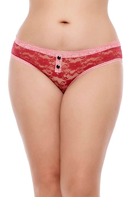 

Zivame Ultra Soft And Chic Bikini Brief Pack of 3 Assorted, Reds