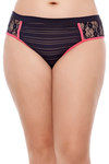 Zivame Ultra Soft Lace With Fun Prints Bikini Brief (Pack of 3)- Multicolor — thumbnail 4
