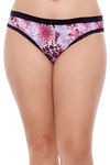 Zivame Ultra Soft Sheer Printed Lace Bikini Brief (Pack of 3)- Multicolor — thumbnail 2