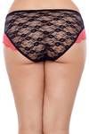 Zivame Ultra Soft Print On Lace Bikini Brief (Pack of 3)- Multicolor — thumbnail 3