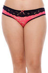 Zivame Ultra Soft Lace With Perky Print Bikini Brief (Pack of 3)- Multicolor — thumbnail 2