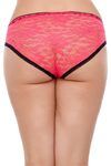 Zivame Ultra Soft Lace With Perky Print Bikini Brief (Pack of 3)- Multicolor — thumbnail 3