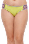 Zivame Ultra Soft Clear Lace Bikini Brief (Pack of 3)- Multicolor — thumbnail 2