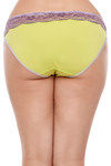 Zivame Ultra Soft Clear Lace Bikini Brief (Pack of 3)- Multicolor — thumbnail 3