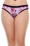 Zivame Ultra Soft Floral Lace Touch Bikini Brief (Pack of 3)- Multicolor — thumbnail 2