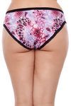Zivame Ultra Soft Floral Lace Touch Bikini Brief (Pack of 3)- Multicolor — thumbnail 3