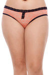 Zivame Ultra Soft Floral Lace Touch Bikini Brief (Pack of 3)- Multicolor — thumbnail 4