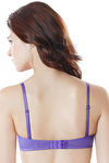 Amante Padded Non Wired Multiway Bra-Purple — thumbnail 3
