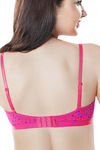 Amante BFF Dotted Print Non Padded Wirefree Multiway Bra-Pink — thumbnail 3