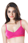 Amante BFF Dotted Print Non Padded Wirefree Multiway Bra-Pink — thumbnail 4