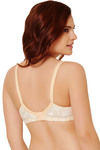 Rosaline Zivame Non Stretch High Support Full Coverage Bra- Beige — thumbnail 3