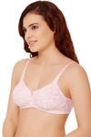 Rosaline Zivame Non Stretch High Support Full Coverage Bra with Soft Lining- Pink — thumbnail 2