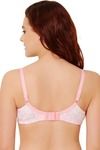 Rosaline Zivame Non Stretch High Support Full Coverage Bra with Soft Lining- Pink — thumbnail 3