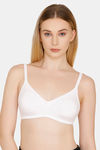 Bwitch Double Layered Wirefree Non Padded Seamless T-Shirt Bra - White — thumbnail 1