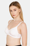 Bwitch Double Layered Wirefree Non Padded Seamless T-Shirt Bra - White — thumbnail 3