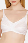 Bwitch Non Padded Wirefree Full Coverage Low Back Lace Bra - White — thumbnail 4