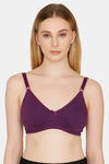 Bwitch Double Layered Wirefree 3/4th Coverage Side Shaper Panel T-Shirt Bra - Purple — thumbnail 1