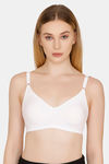 Bwitch Double Layered Wirefree 3/4th Coverage Side Shaper Panel T-Shirt Bra - White — thumbnail 1