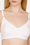 Bwitch Double Layered Wirefree 3/4th Coverage Side Shaper Panel T-Shirt Bra - White — thumbnail 4